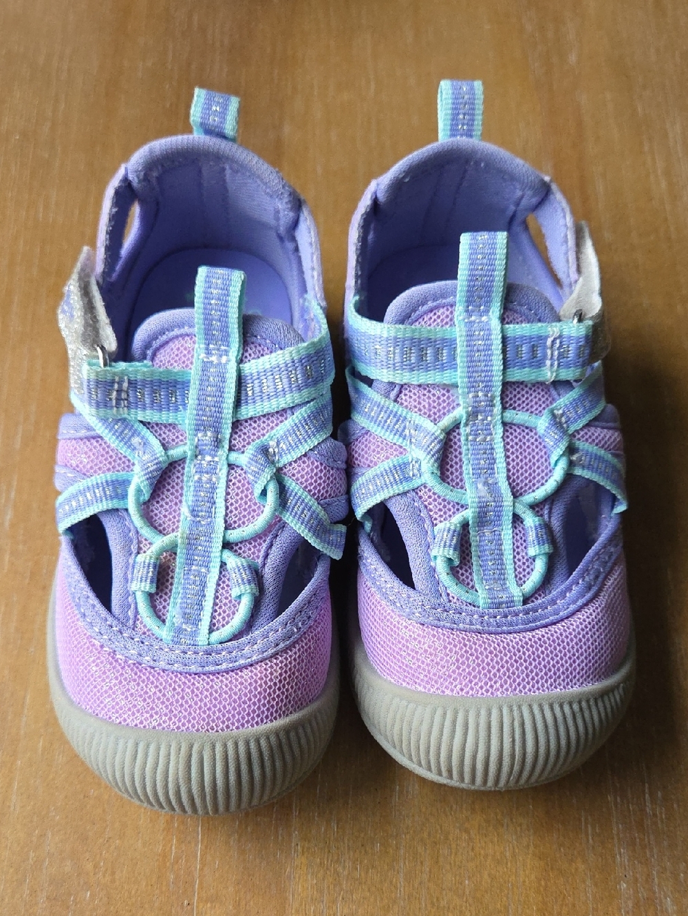OshKosh B'gosh Bump Toe Sandal Waterproof Lilac Toddler 7